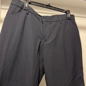 Pinstripe wide leg pants